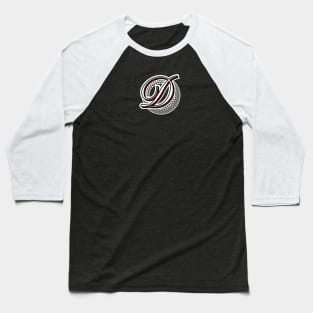 Letter D Baseball T-Shirt